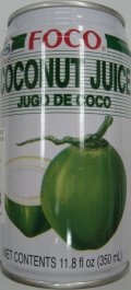 FOCOブランド　ココナッツジュース　（NAM　MAPRAOW)