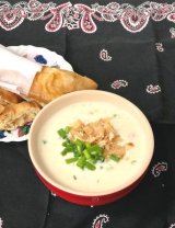 台湾豆乳スープ　鹹豆漿（シェンドウジャン）